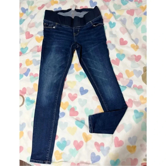 Old Navy maternity front low-panel rockstar skinny jeans Size 4 - Picture 10 of 13